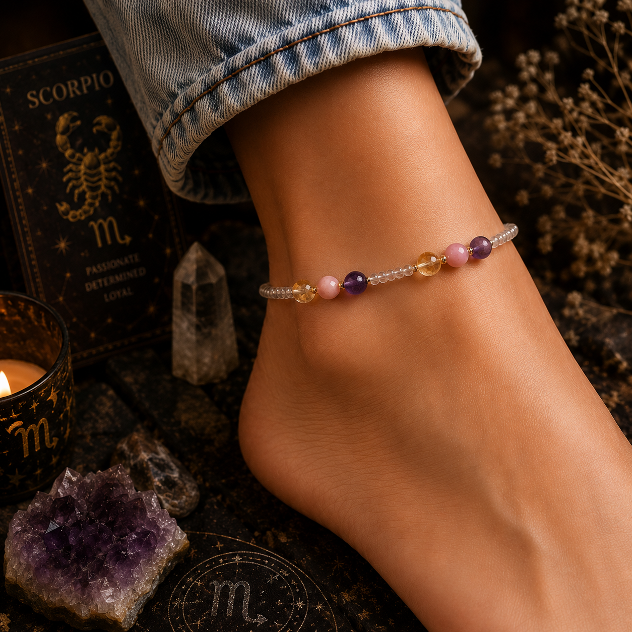 Scorpio Anklet - Zodiac Anklet
