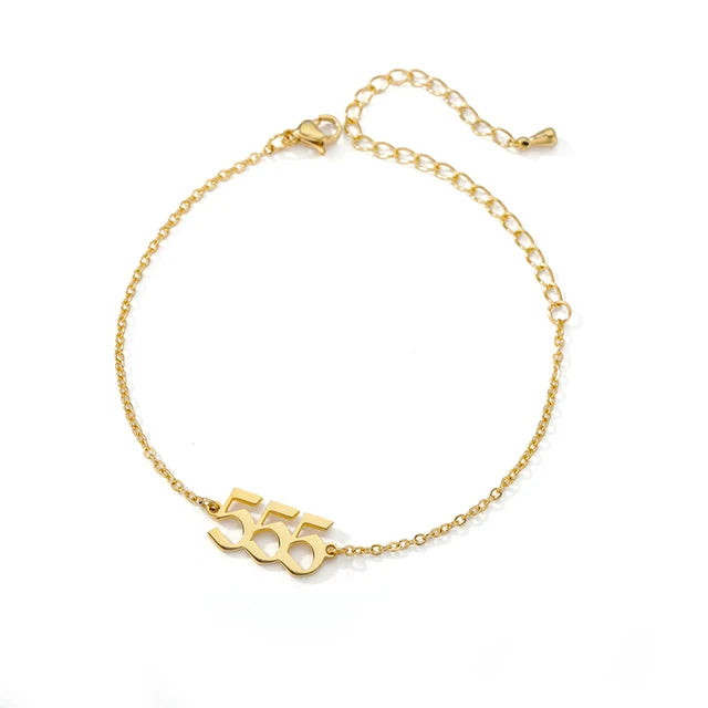 555 Angel Number Bracelet- For Change & Transformation