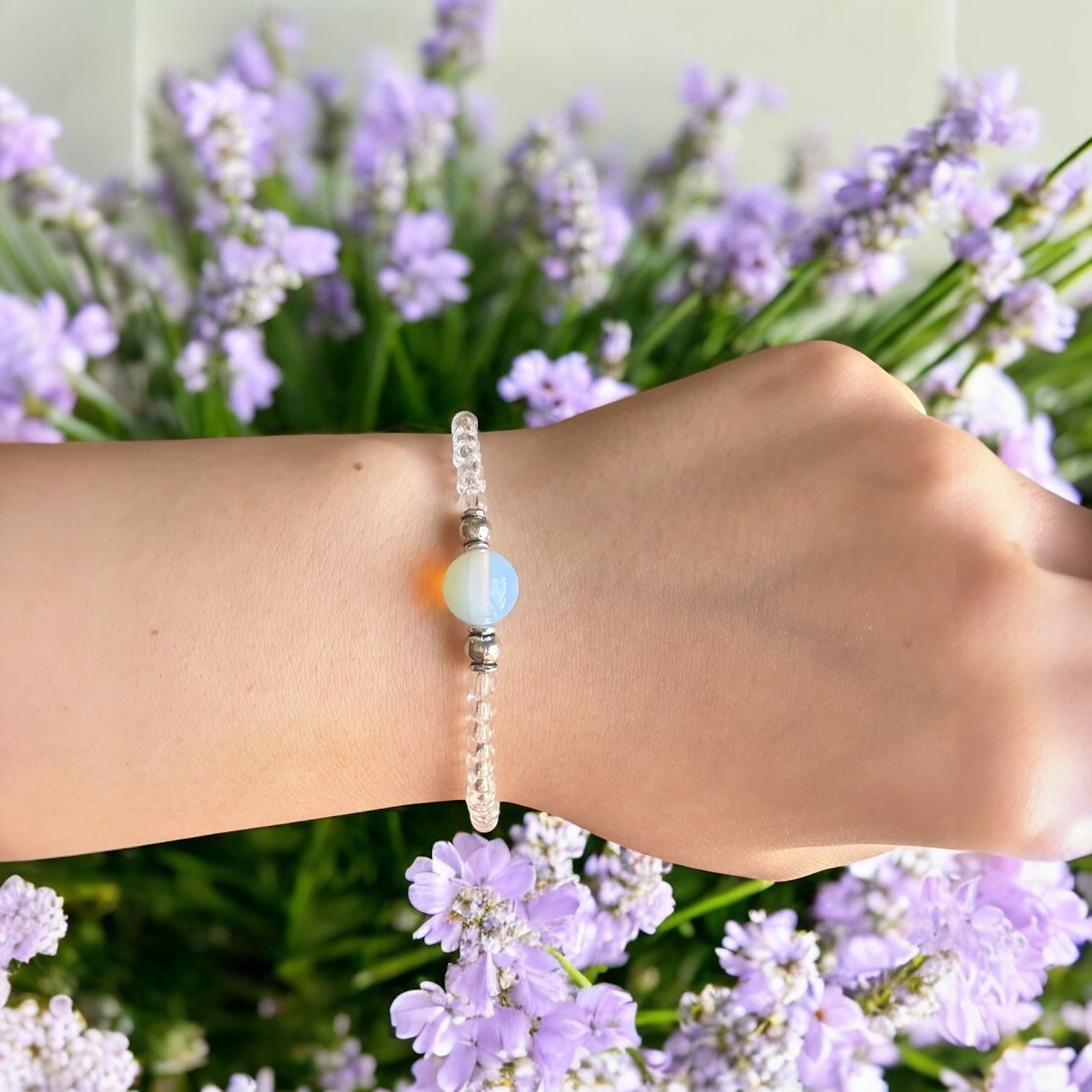 Opalite Bracelet- For Uplifting the Spirit & Inner Reflection