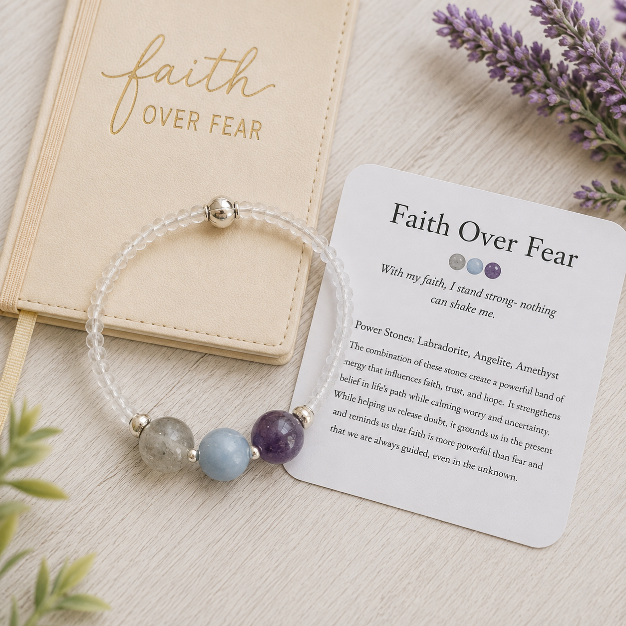 Faith Over Fear Bracelet
