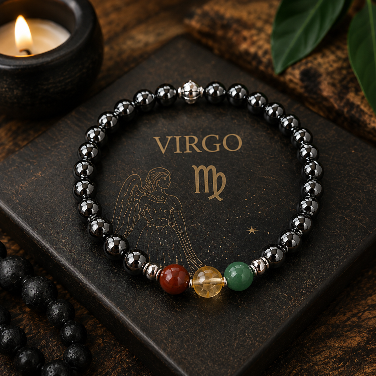 Virgo Bracelet- Men's Zodiac Bracelet