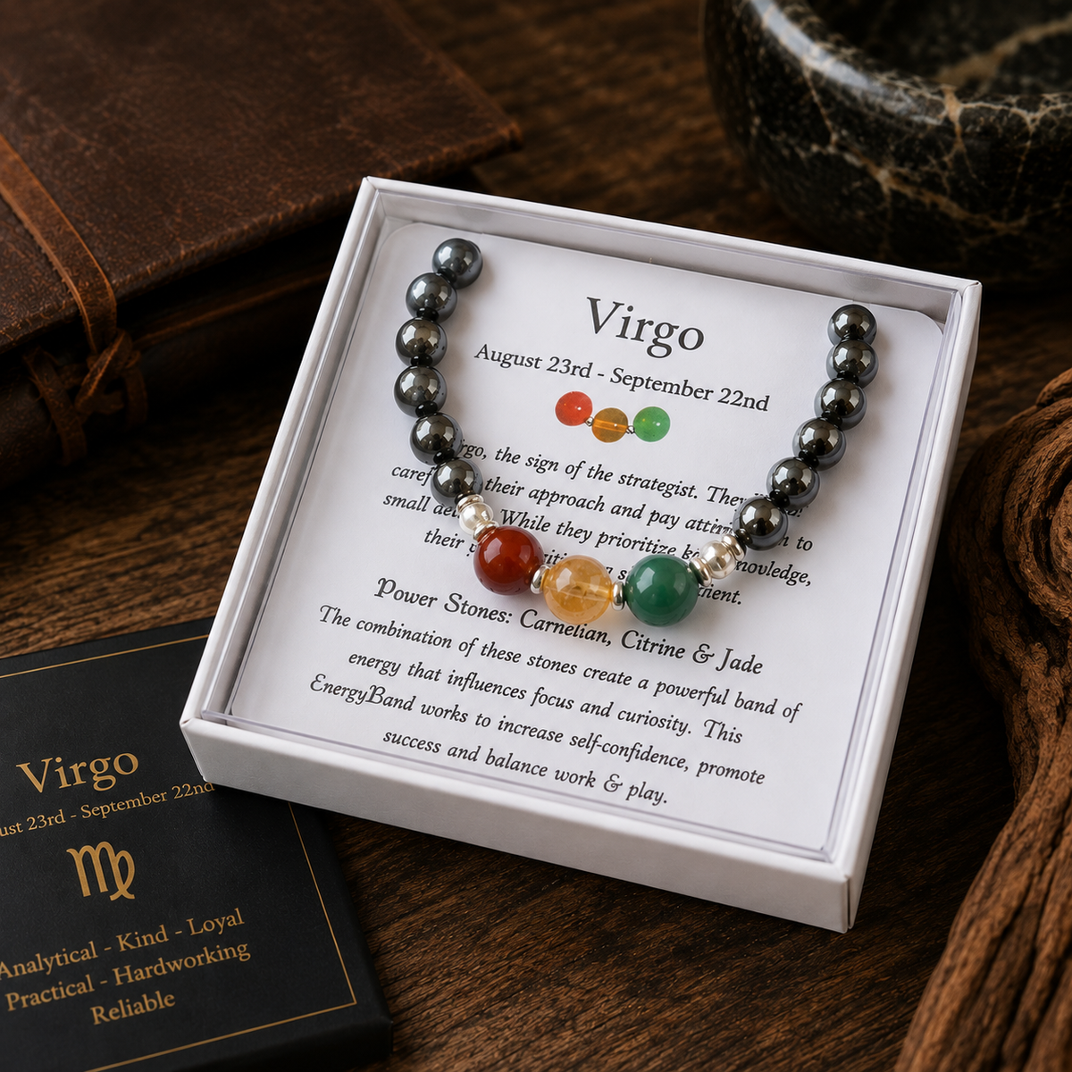 Virgo Bracelet- Men's Zodiac Bracelet