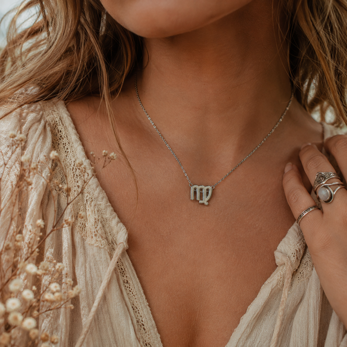 Virgo Zodiac Necklace