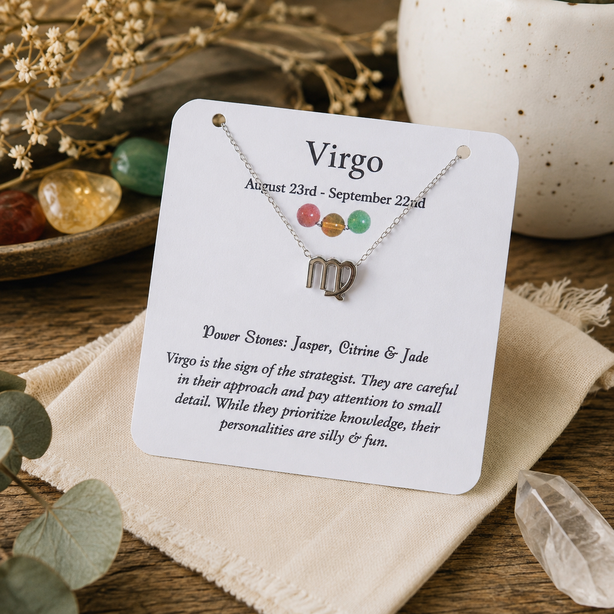 Virgo Zodiac Necklace