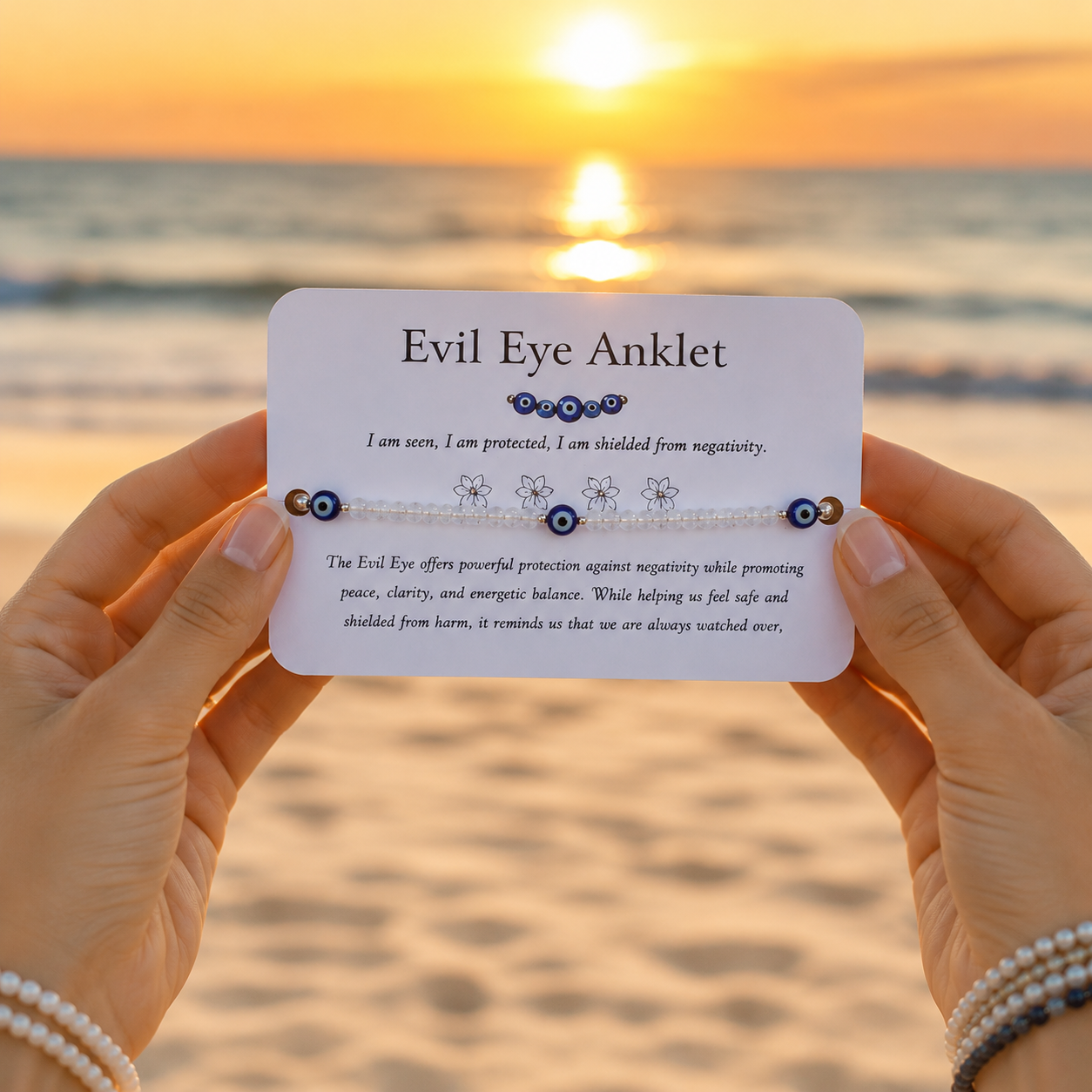 Evil Eye Anklet - Evil Eye Beaded Anklet