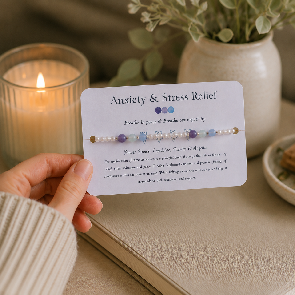 Anxiety and Stress Relief Anklet