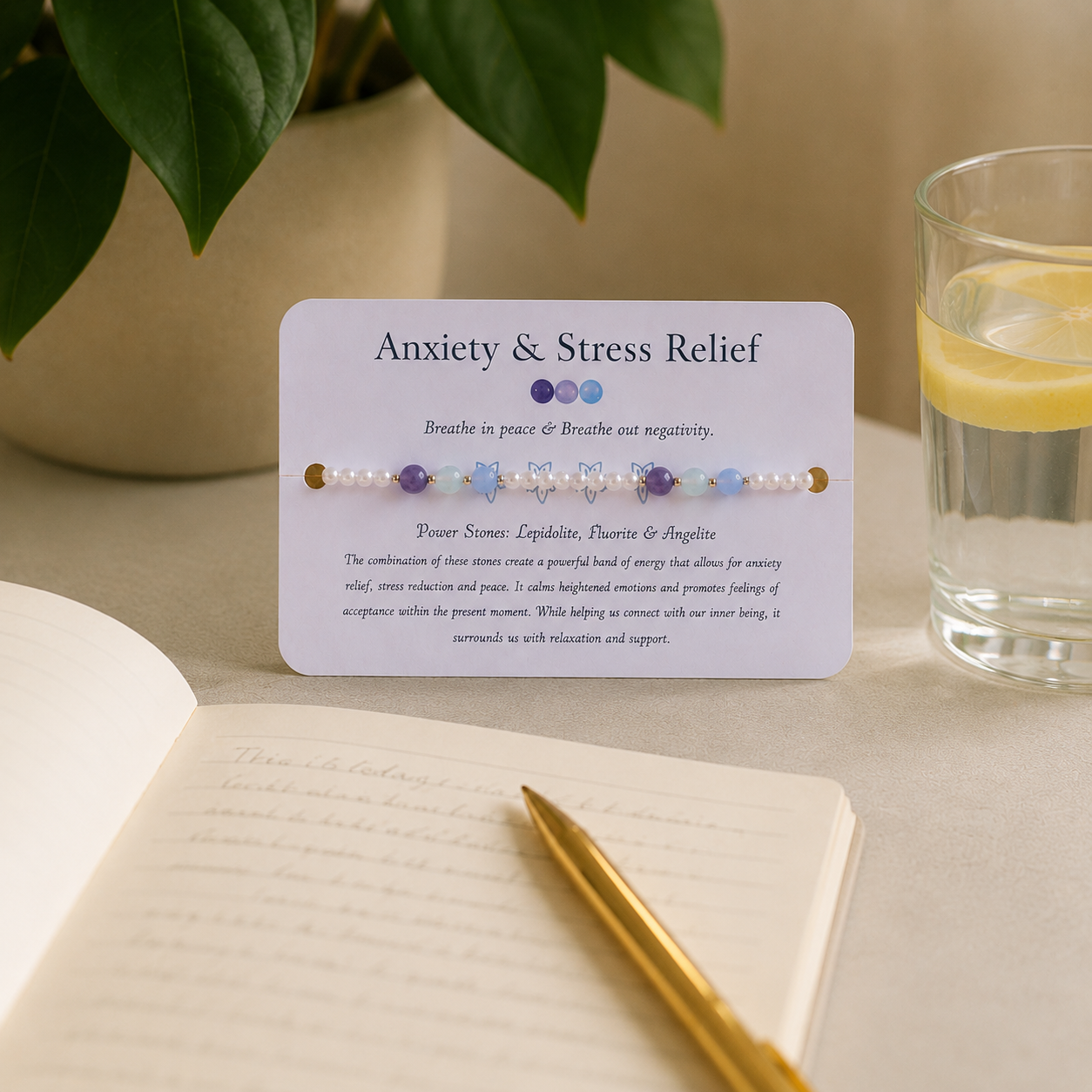 Anxiety and Stress Relief Anklet