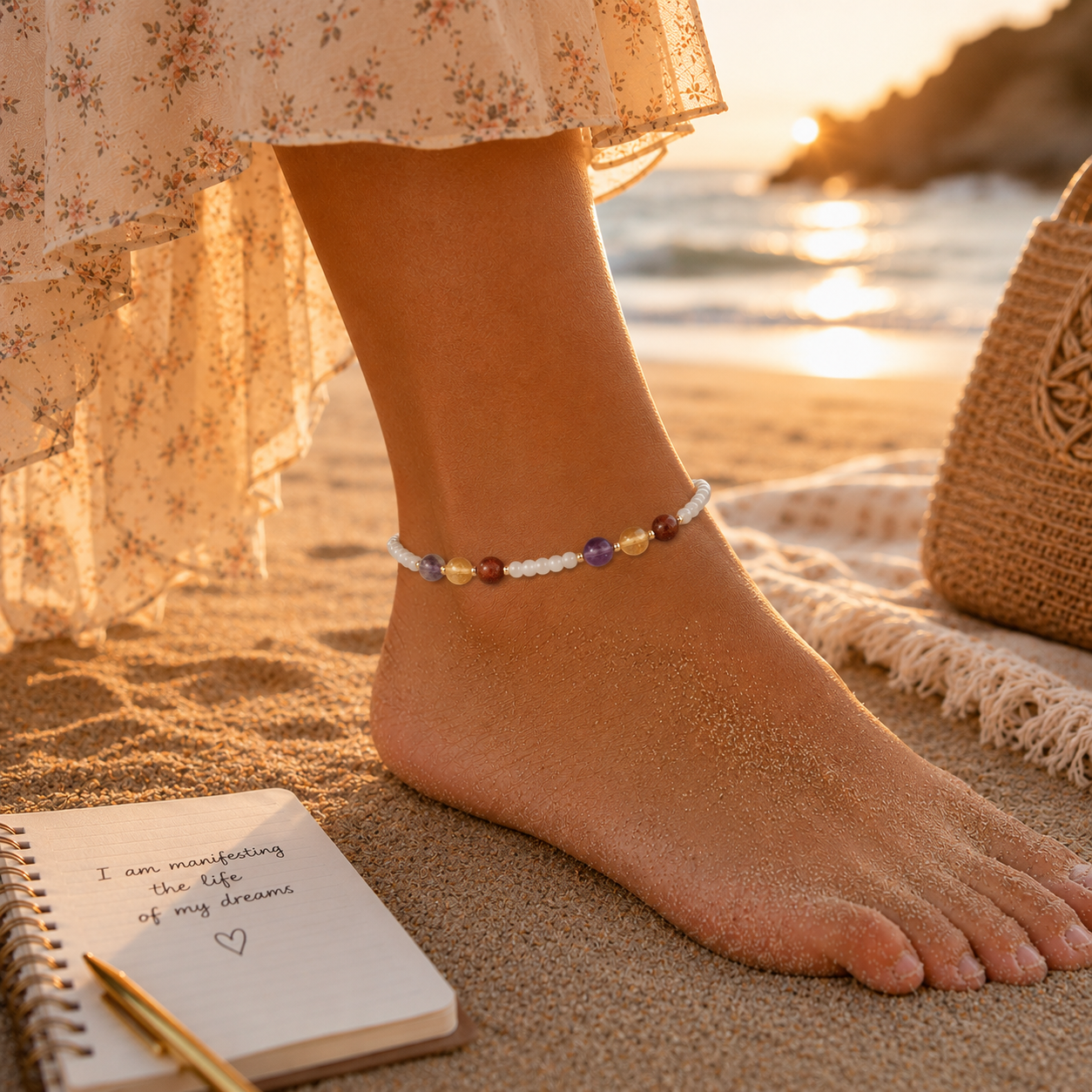 Manifestation Anklet - Beaded Anklet
