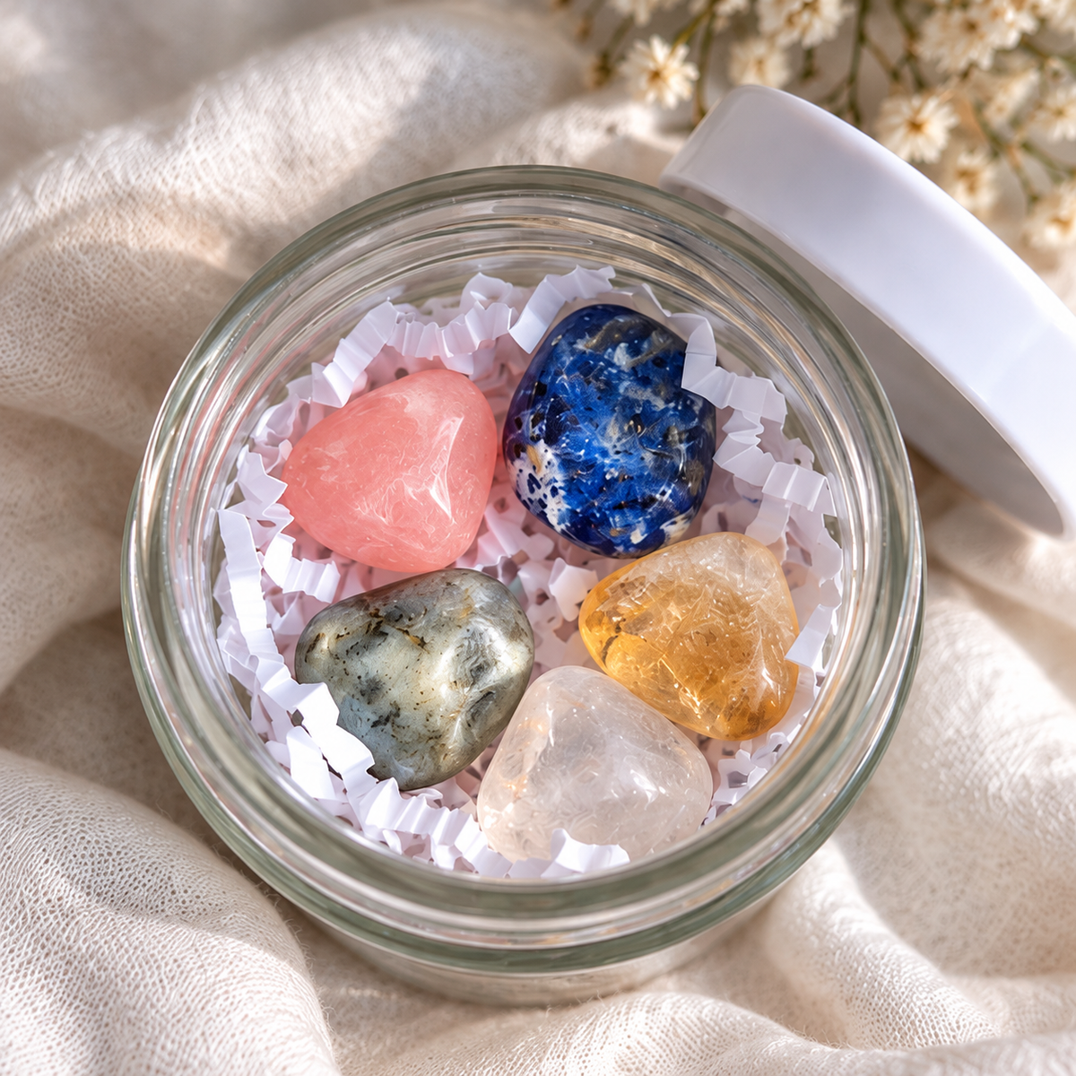Make a Wish Crystal Set in Jar