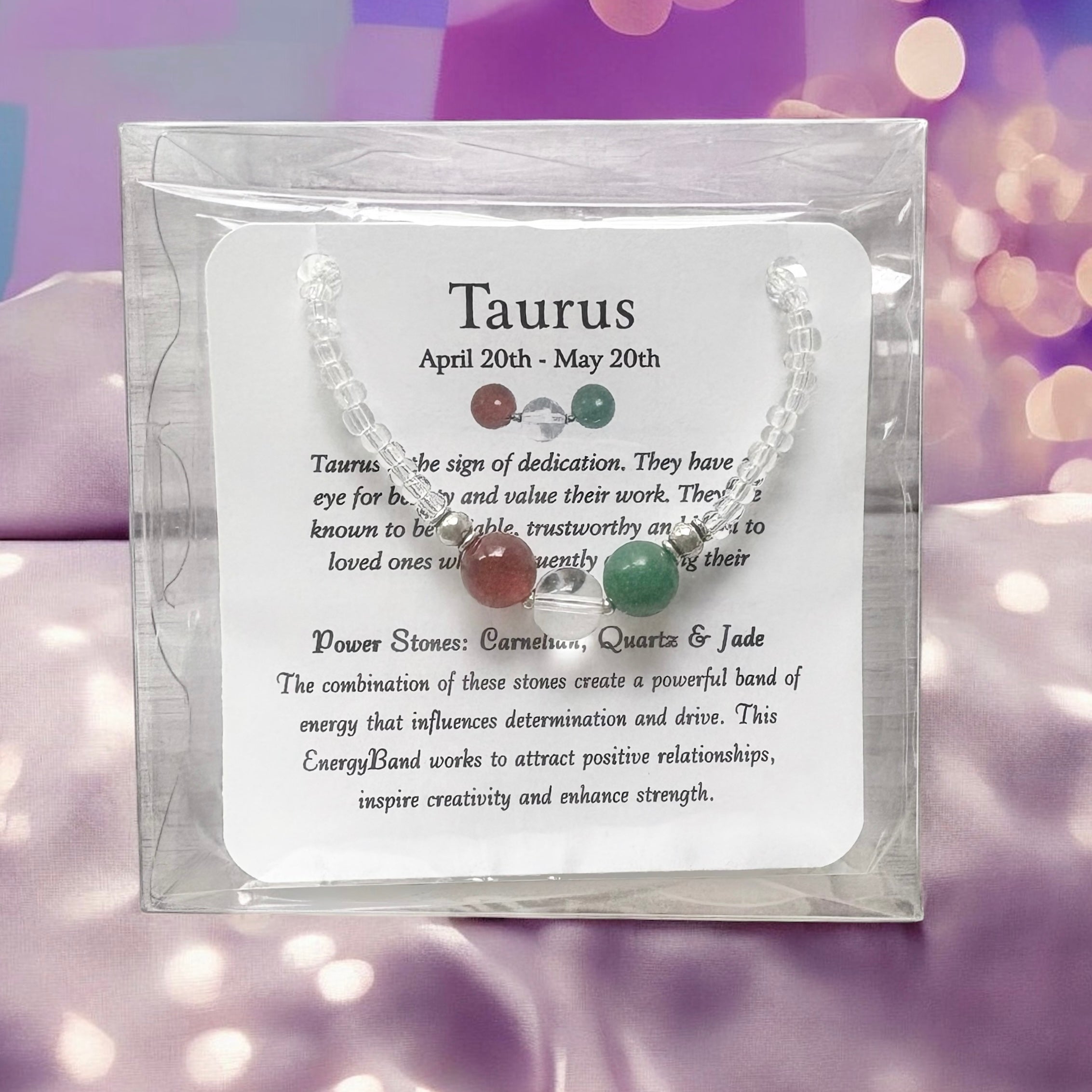 Sun, Moon, & Rising Zodiac Sign Bracelet Set