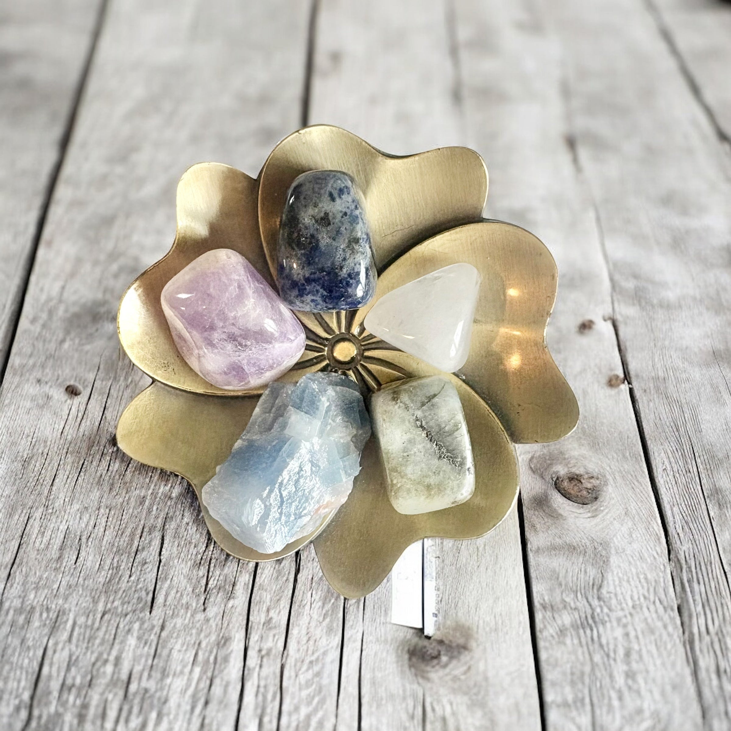 Meditation Crystal Set in Jar