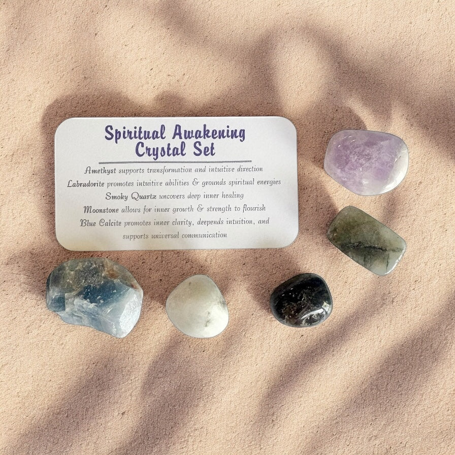 Spiritual Awakening Crystal Set in Jar