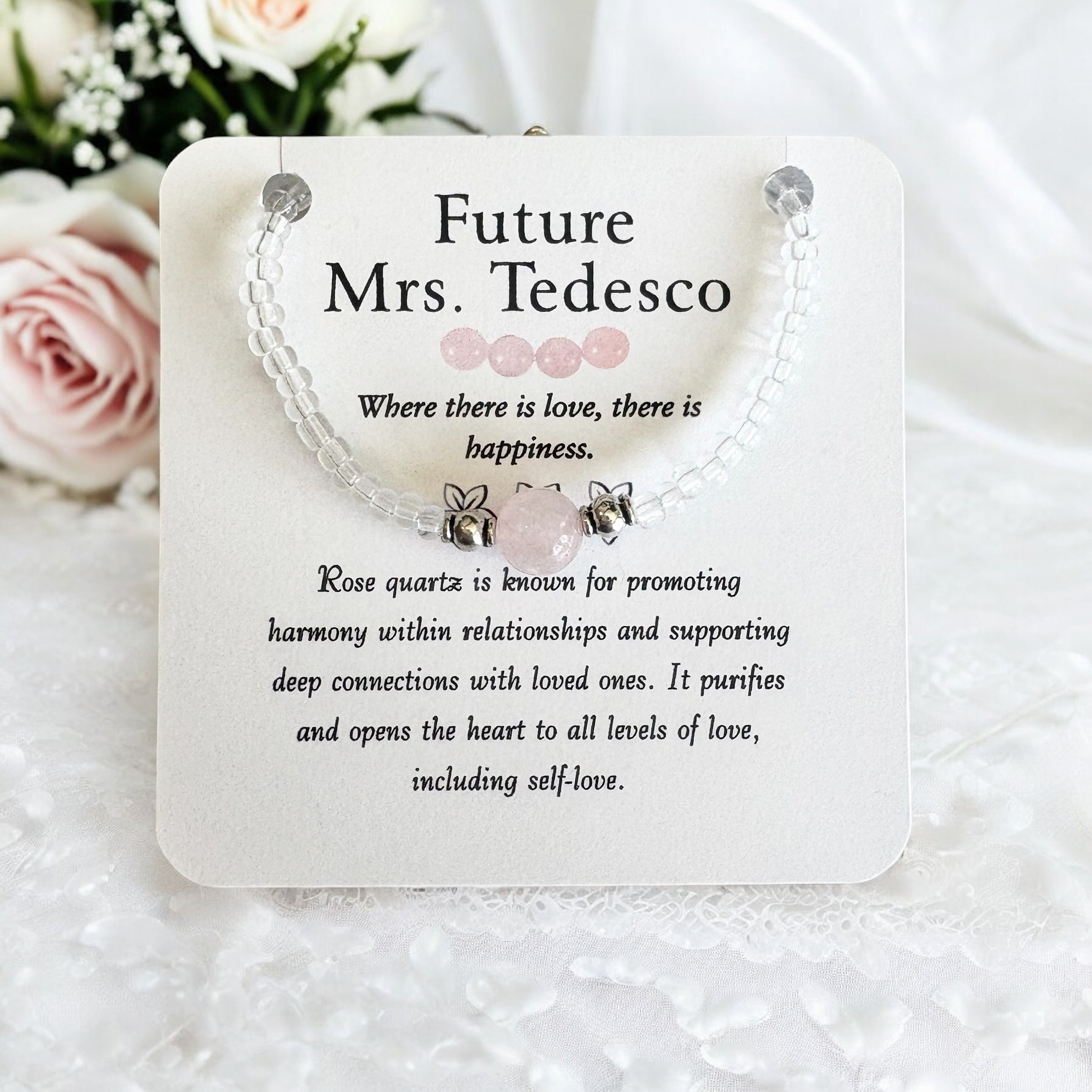 Future Mrs. Bracelet- Personalized Engagement Gift