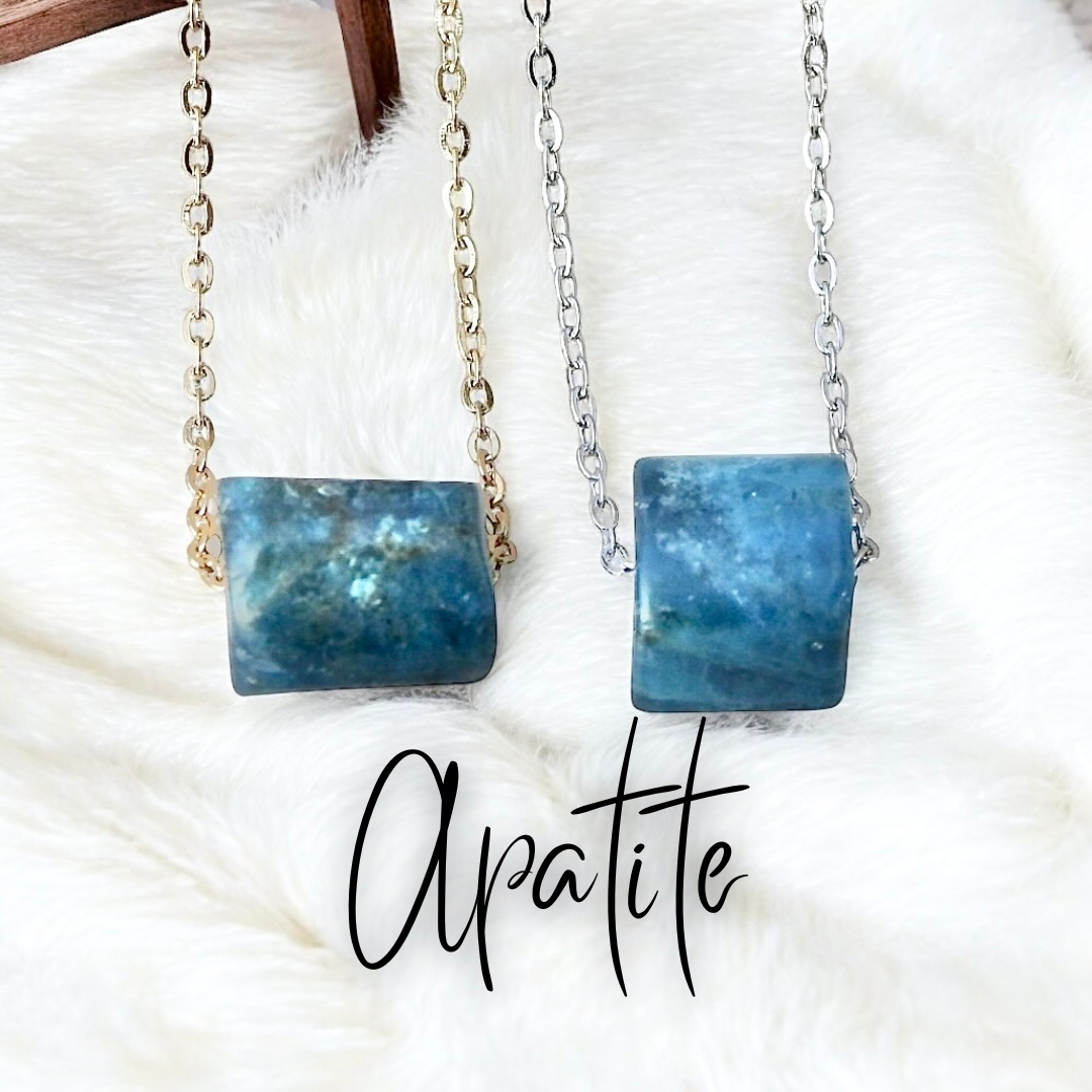 Apatite Necklace- Stone of Motivation and Self Esteem