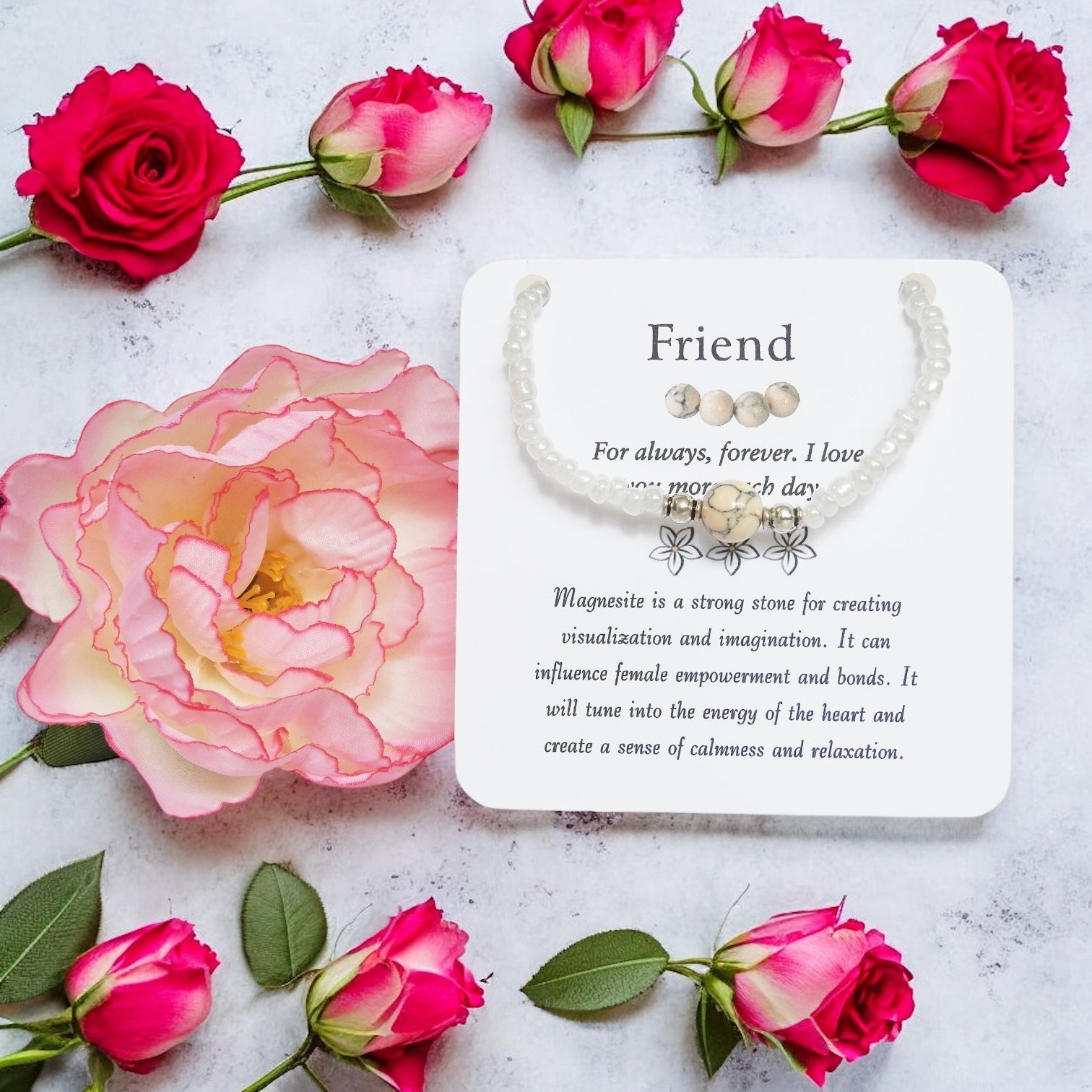 Friend Bracelet- Magnesite Bracelet