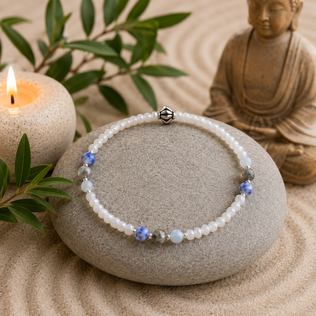 Meditation Anklet - Beaded Anklet