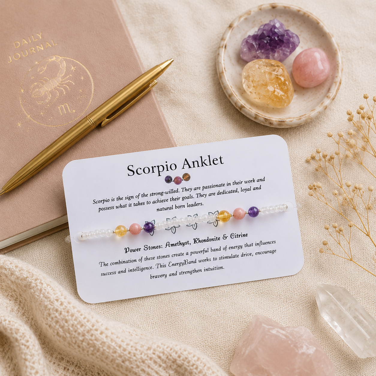 Scorpio Anklet - Zodiac Anklet