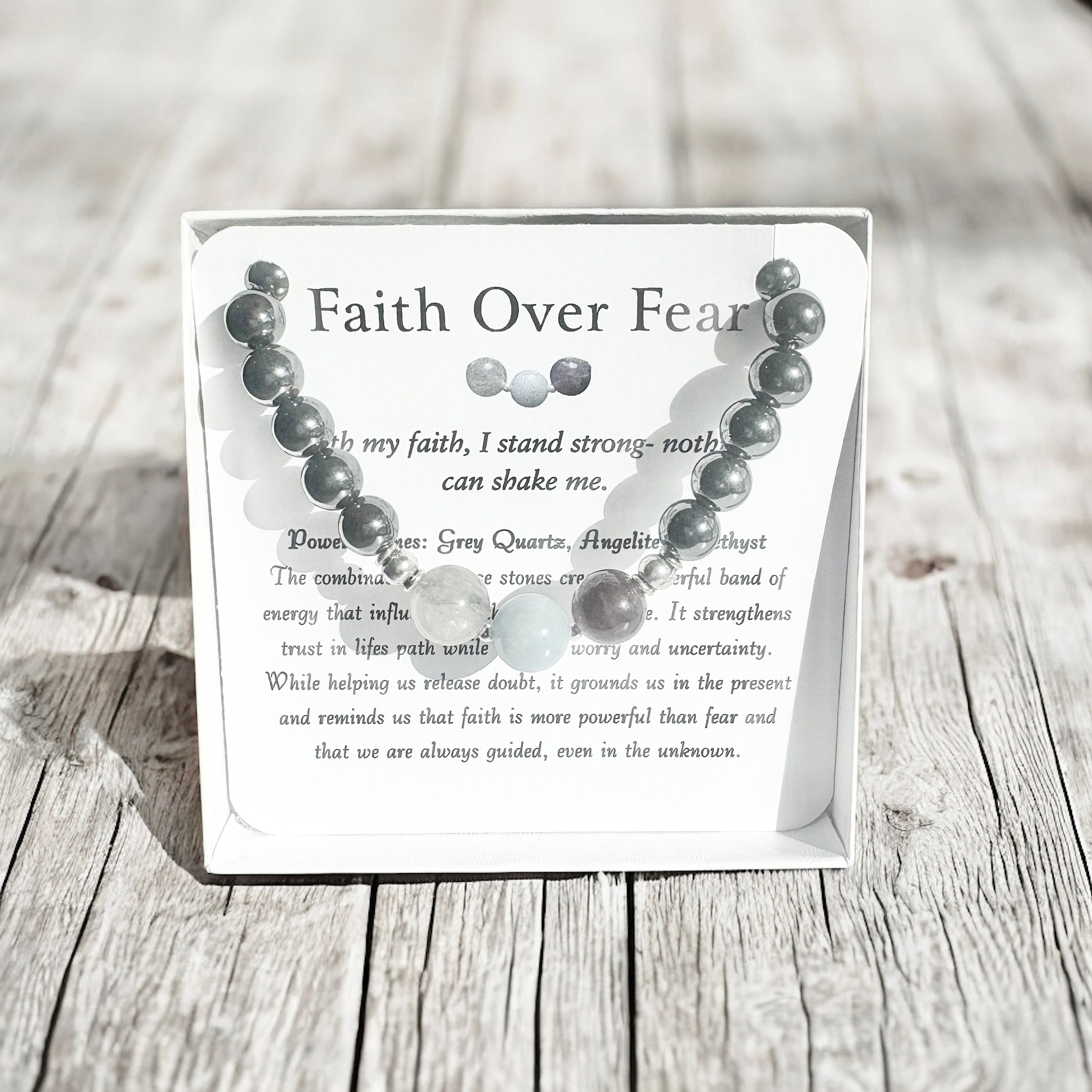 Faith Over Fear Men's Bracelet