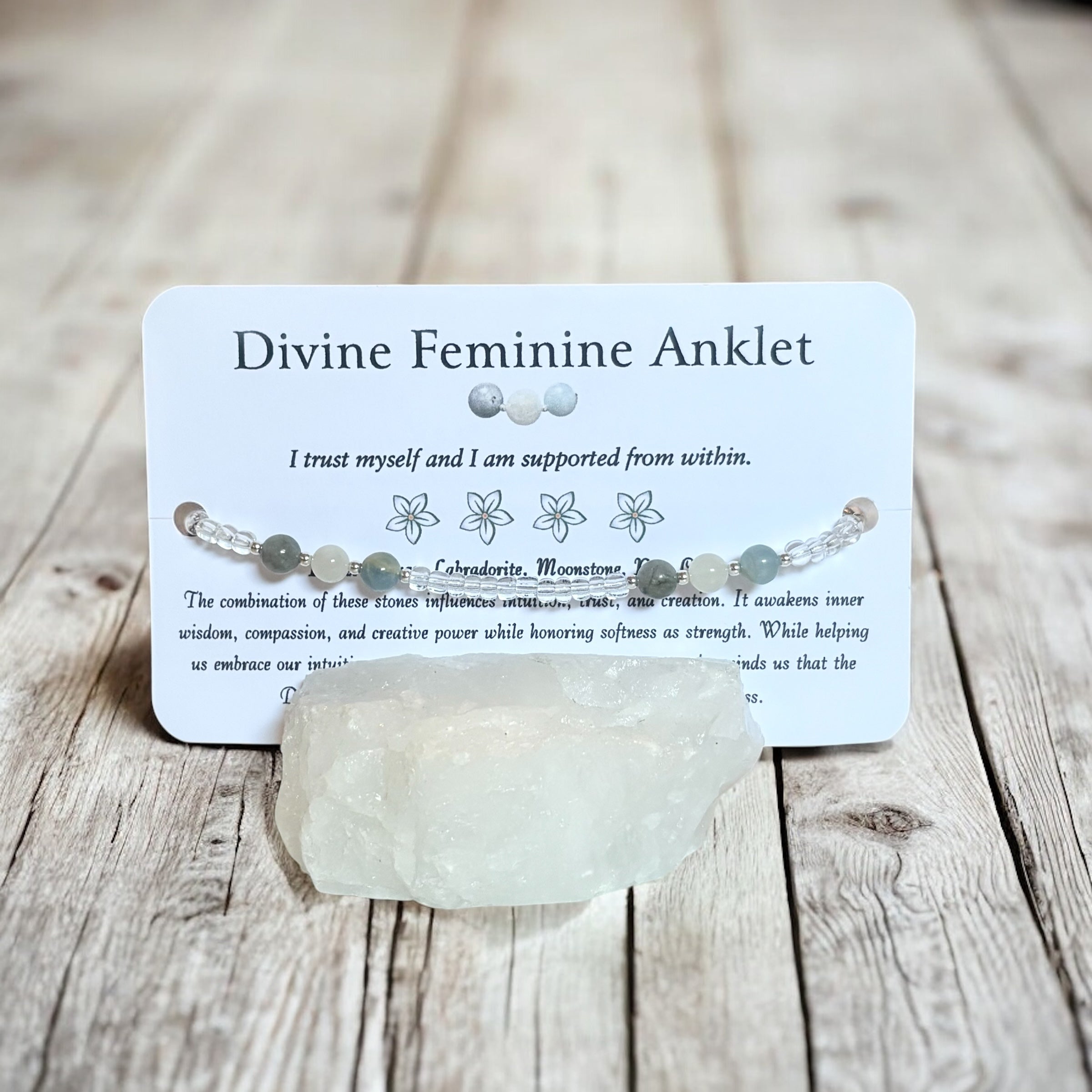 Divine Feminine Anklet - Beaded Anklet