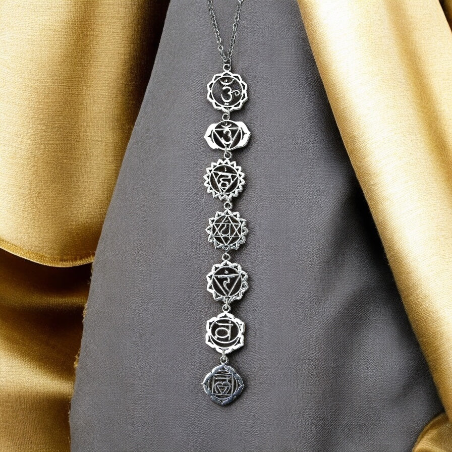 7 Chakra Symbol Necklace