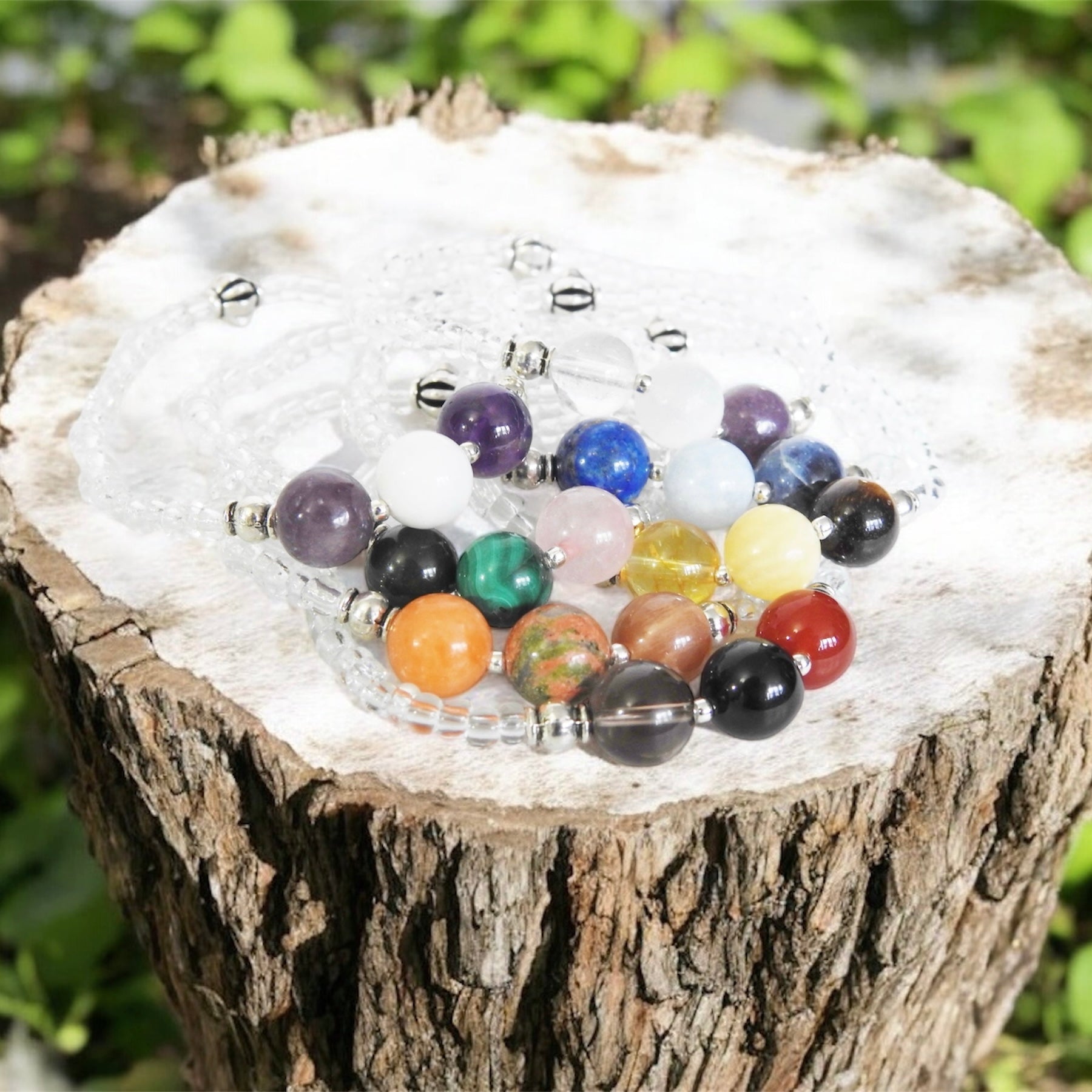 Chakra Bracelet Set- 7 PC Set - Mindful Intentions