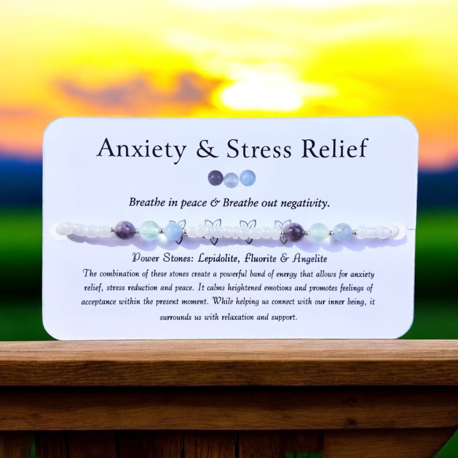 Anxiety and Stress Relief Anklet