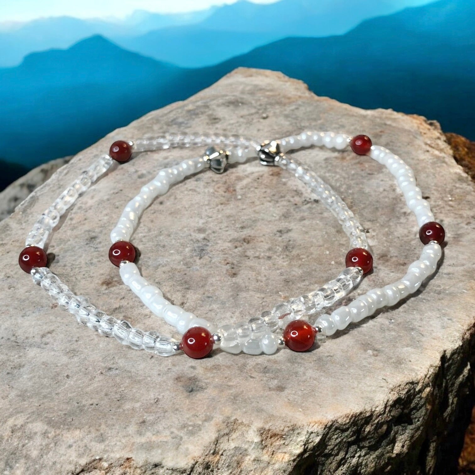 Soulmate Anklet- Carnelian Anklet - Mindful Intentions