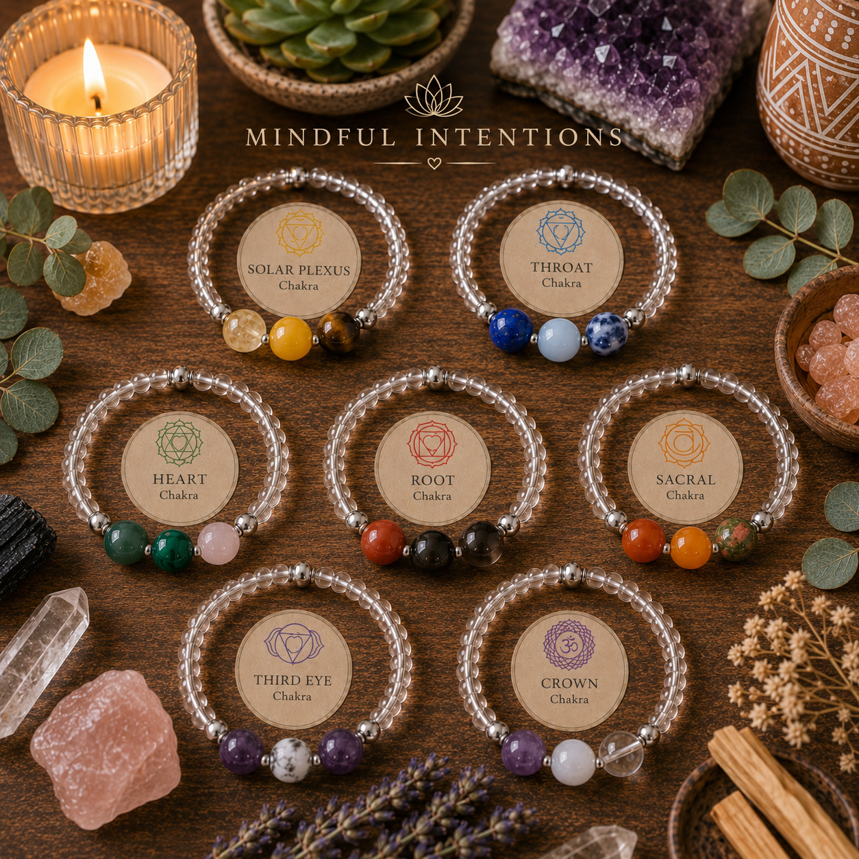 Heart Chakra Bracelet- For Love & Emotional Support