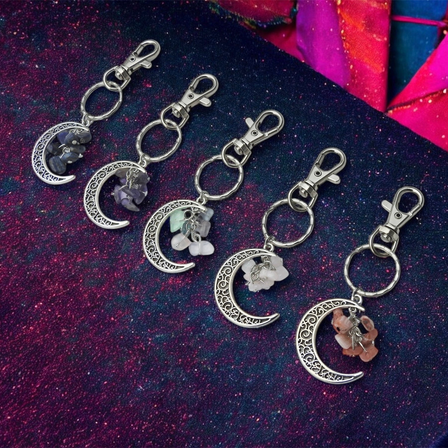 Moon Keychain - Mindful Intentions