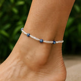 Evil Eye Anklet - Evil Eye Beaded Anklet