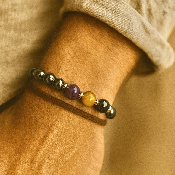 Aquarius Bracelet- Men's Zodiac Bracelet
