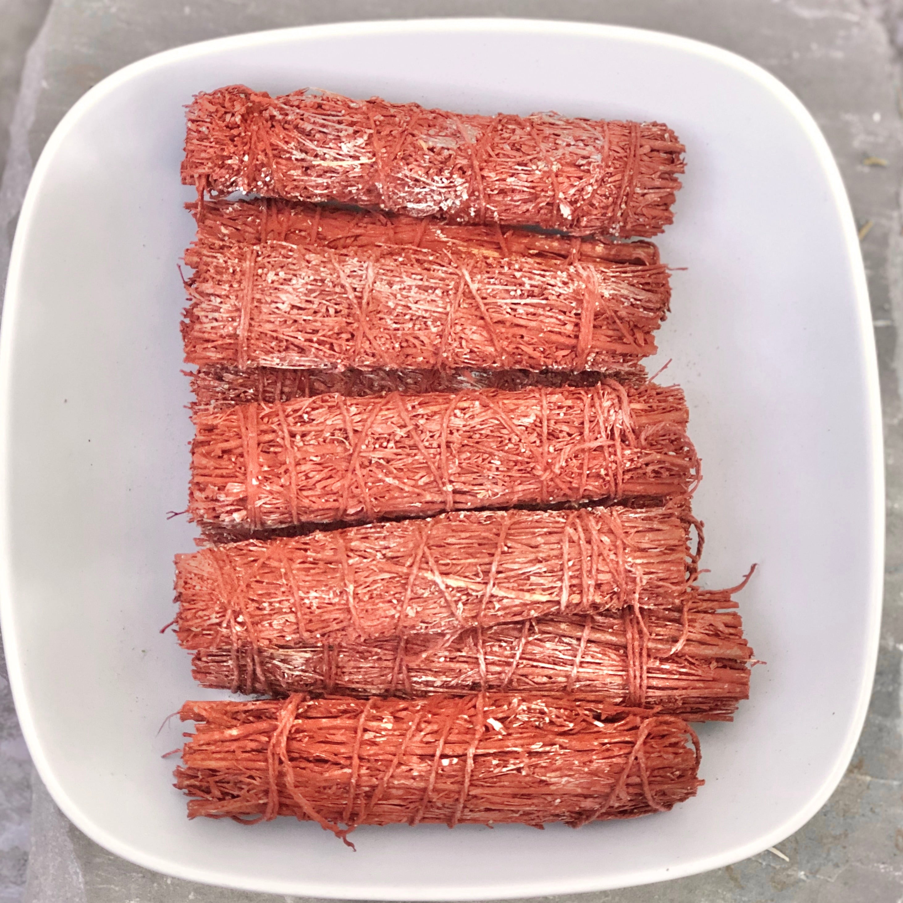 Red Sage Smudging Stick- Includes Ritual Instruction Card