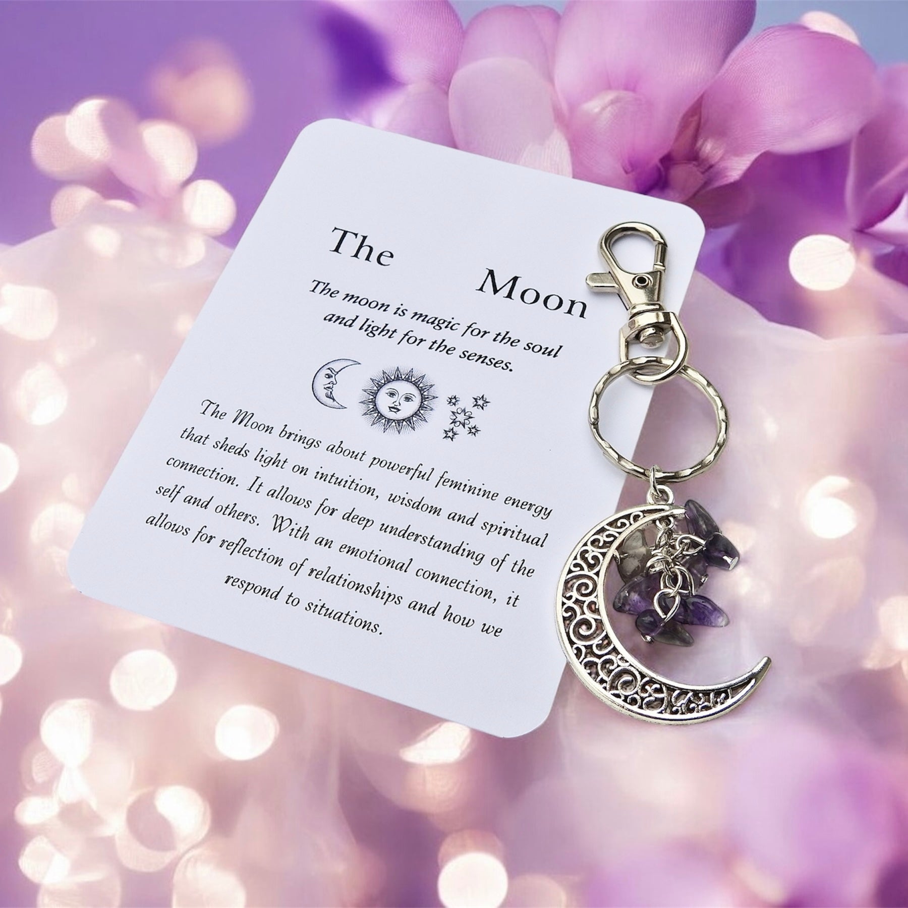 Moon Keychain - Mindful Intentions