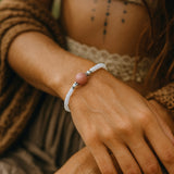 Rhodonite Bracelet- For New Beginnings, Past Love Healing, & New Love