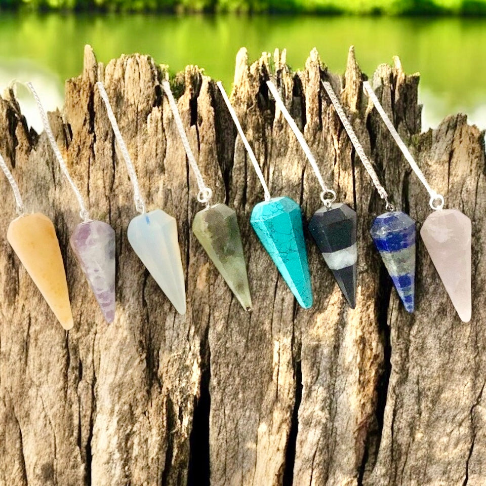 Amethyst Pendulum with Pendulum Board & Instructions - Mindful Intentions