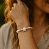 Rainbow Moonstone Bracelet- For New Beginnings & Feminine Energy