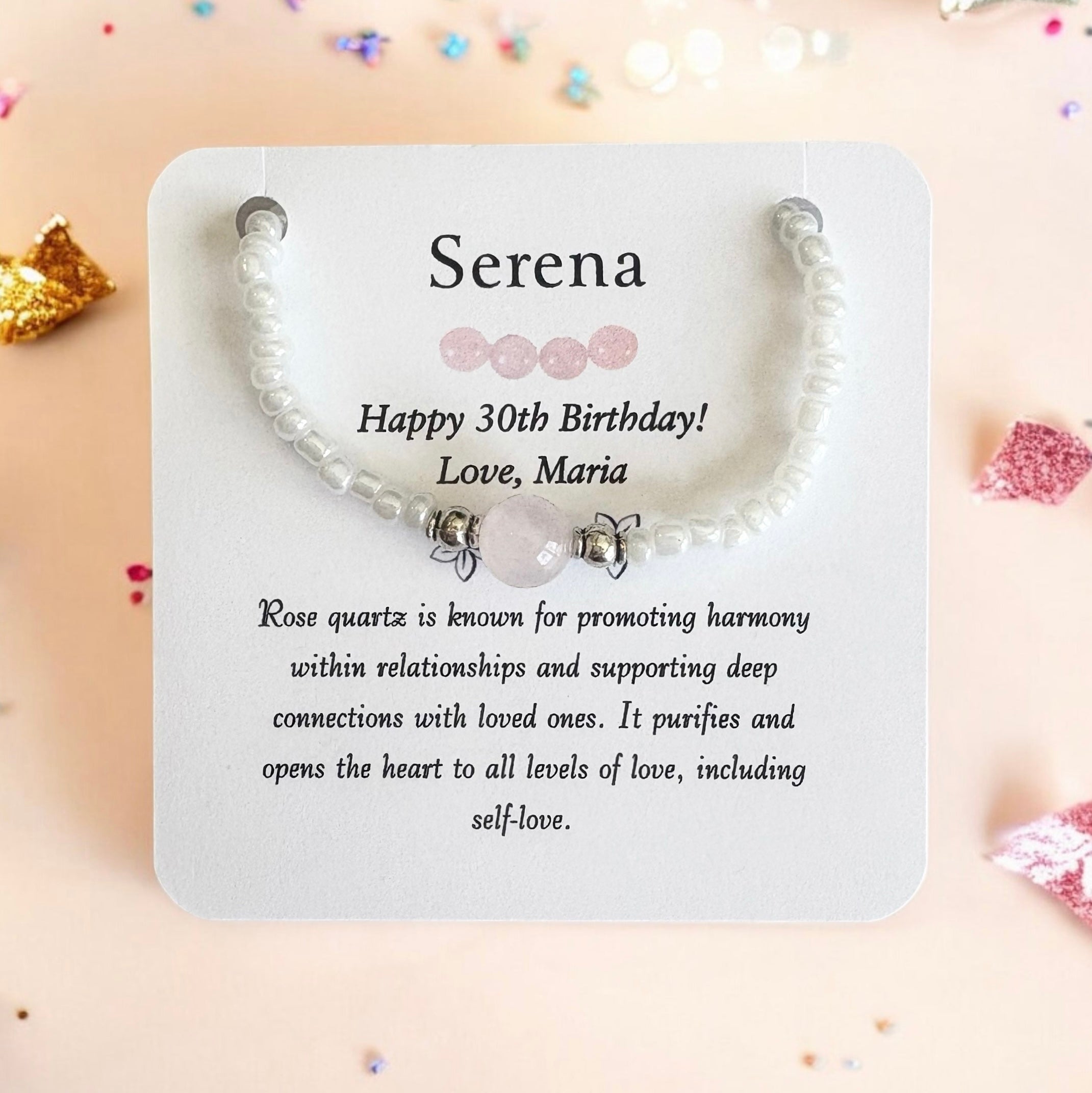 Happy Birthday Bracelet- Personalized Gift
