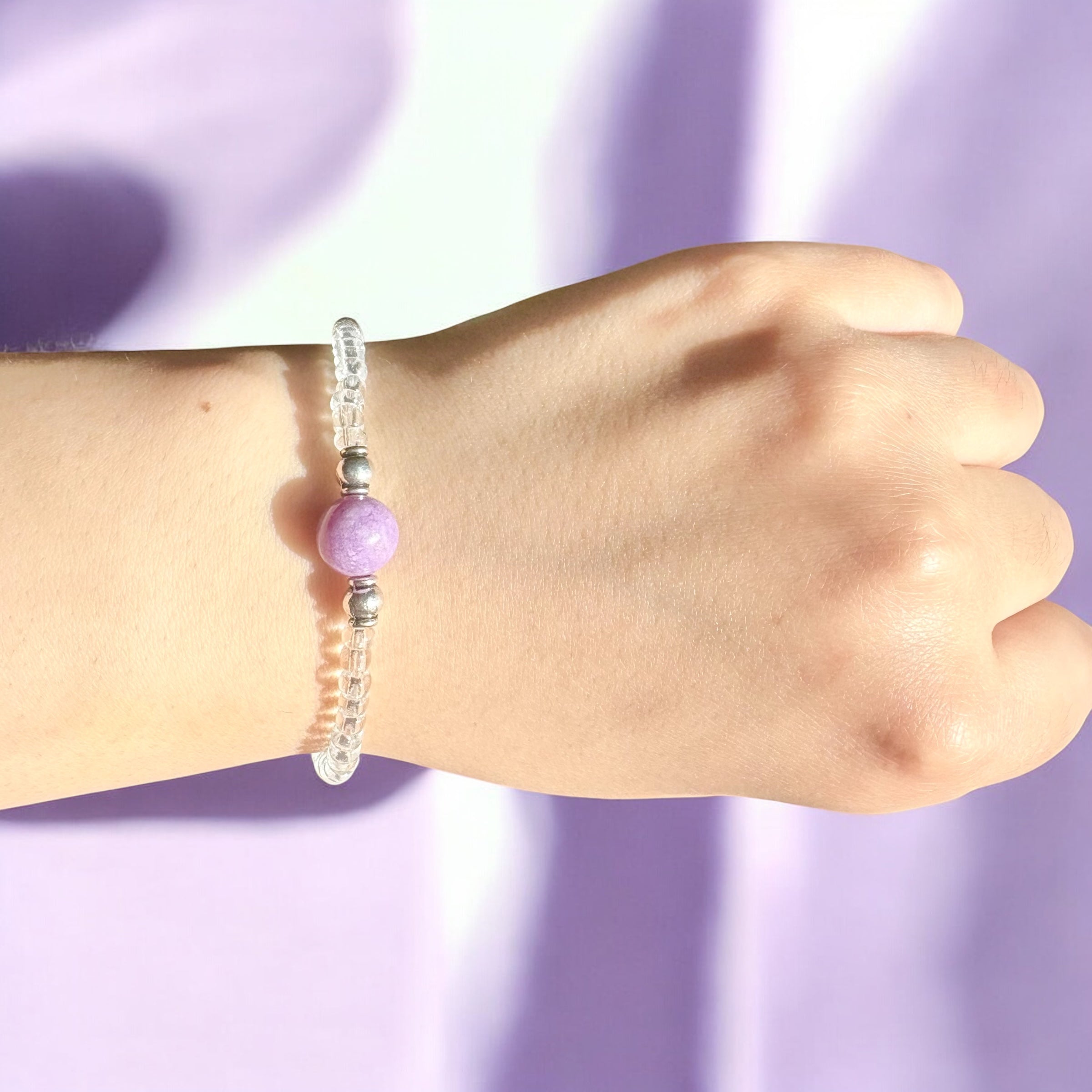 Kunzite Bracelet For Emotional Balance and Self Love