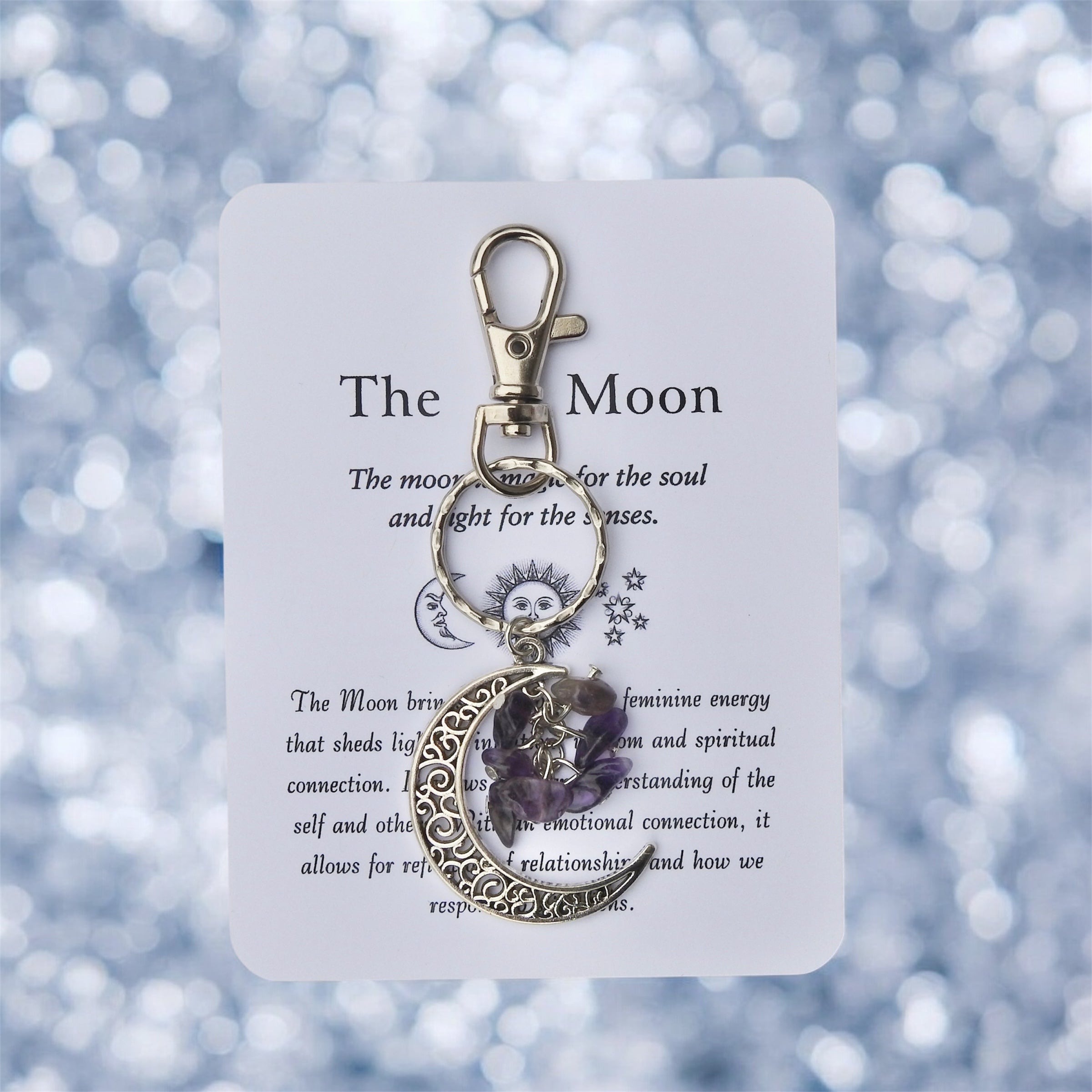 Moon Keychain - Mindful Intentions