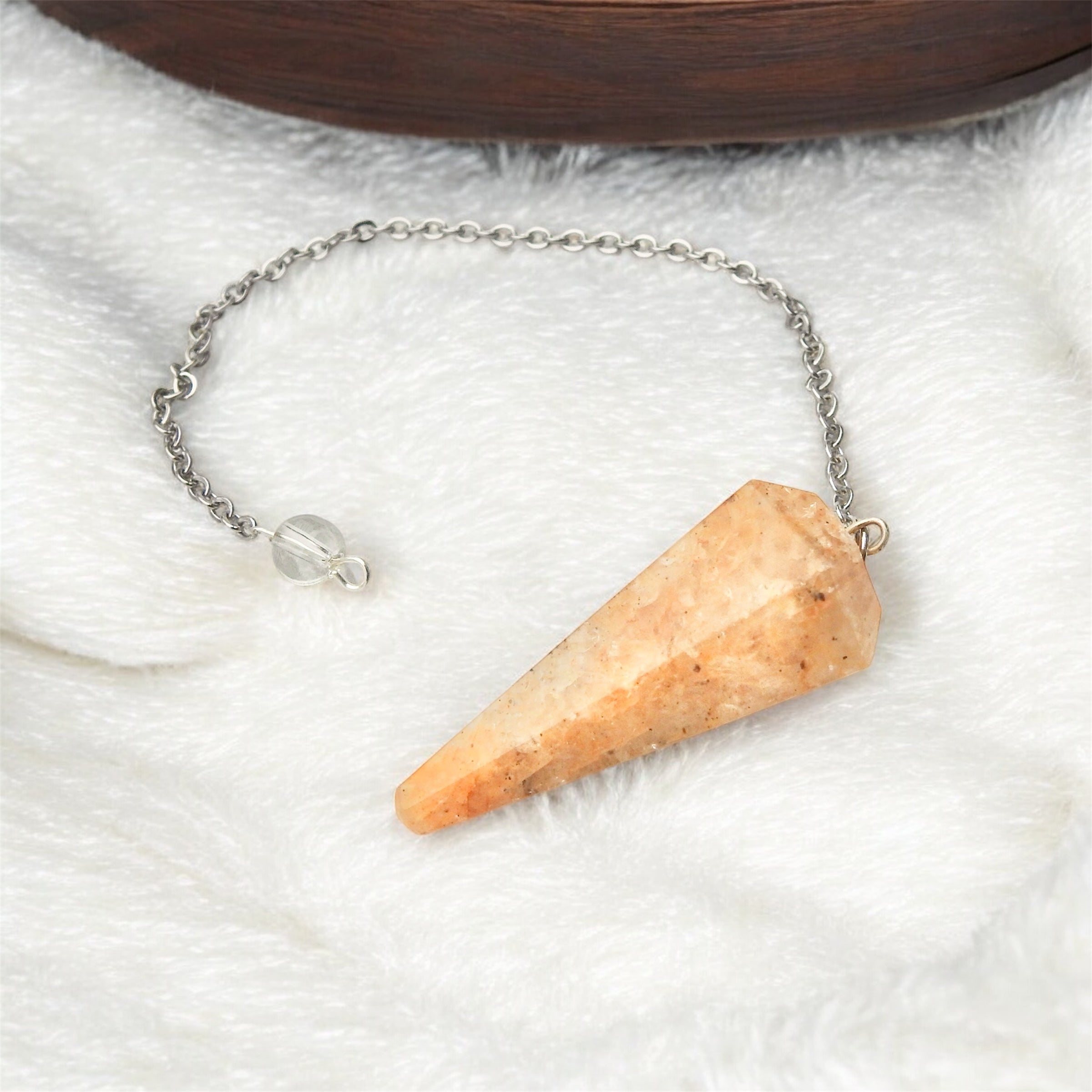 Yellow Aventurine Pendulum with Pendulum Board & Instructions