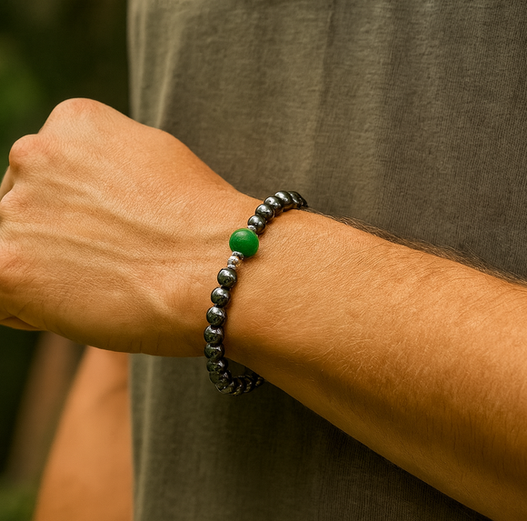 Green Jade Bracelet- For Luck and Harmony
