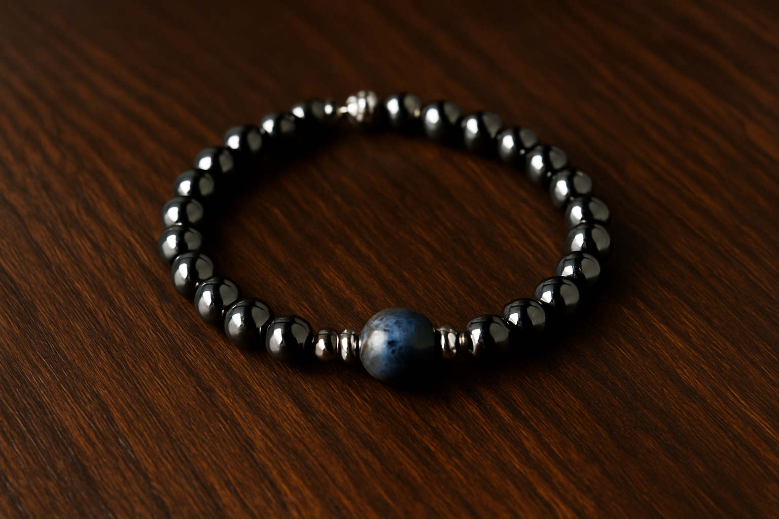 Lapis Lazuli Men's Bracelet- For Confidence in Being Your Authentic Self