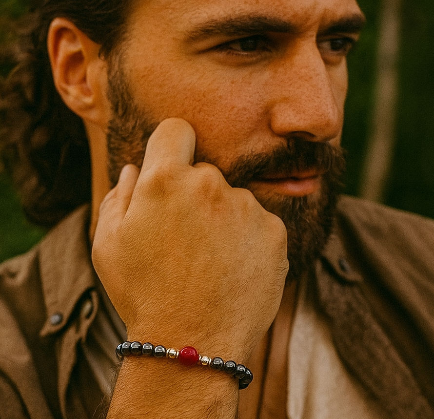 Carnelian Bracelet For Determination, Motivation, and Taking Action