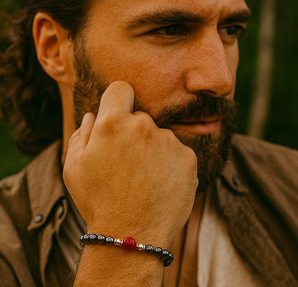 Carnelian Bracelet For Determination, Motivation, and Taking Action