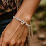 Clear Quartz Bracelet- For Mental Clarity & Whole Body Healing