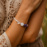 Crown Chakra Bracelet- For Divine Guidance & Universal Connection