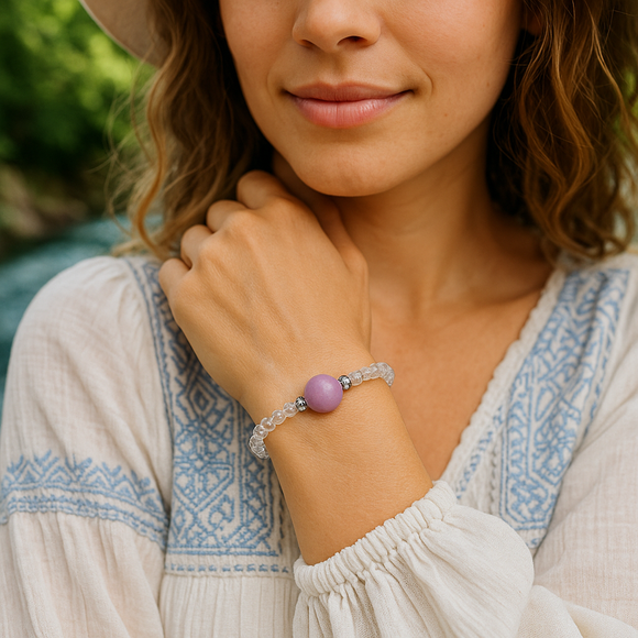 Kunzite Bracelet- For Emotional Balance and Self Love