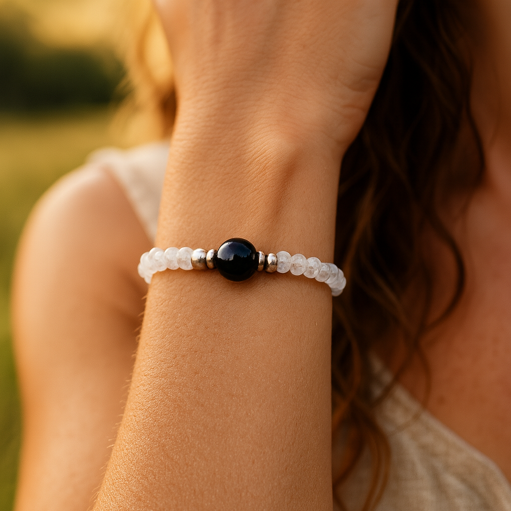 Onyx Bracelet- For Protection and Grounding