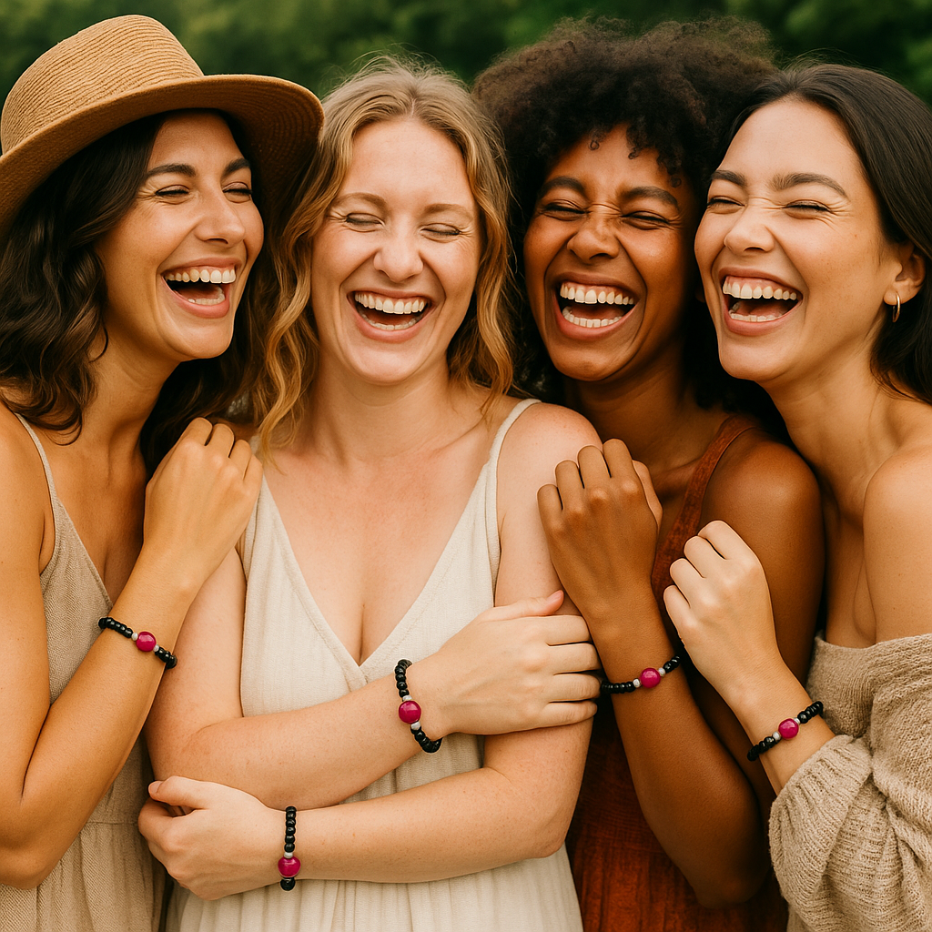Soul Sisters Bracelet- Pink Tiger Eye Bracelet