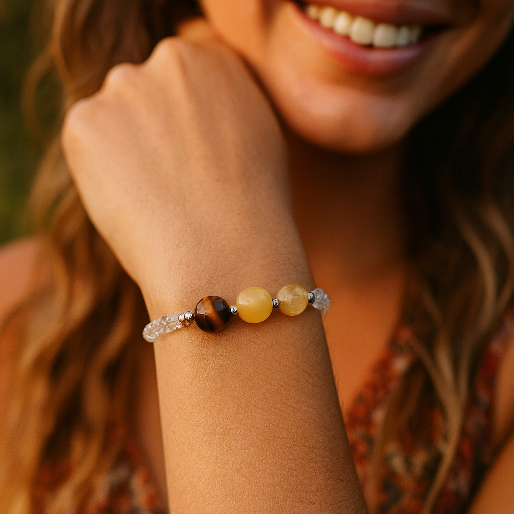 Solar Plexus Chakra Bracelet- For Reducing Fear & Growing Self Esteem